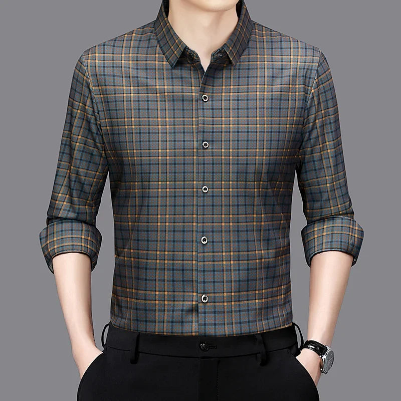 Nexford Plaid Long Sleeve Shirt