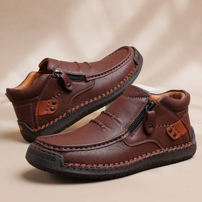 DILLEN Leather Slip-On Orthopedic Shoe