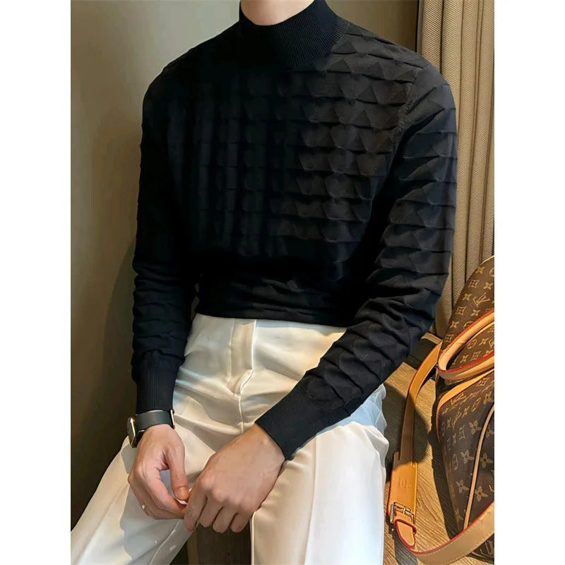 FLOE Wave Pattern Knit Sweatshirt