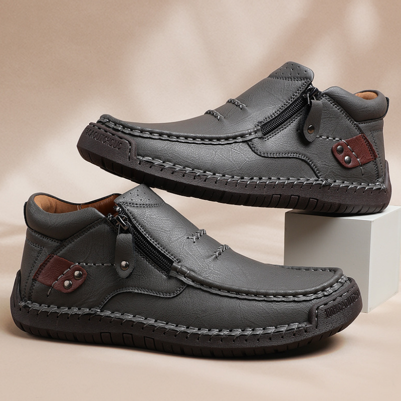 DILLEN Leather Slip-On Orthopedic Shoe