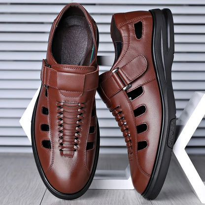 MYLOS Breathable Leather Sandal