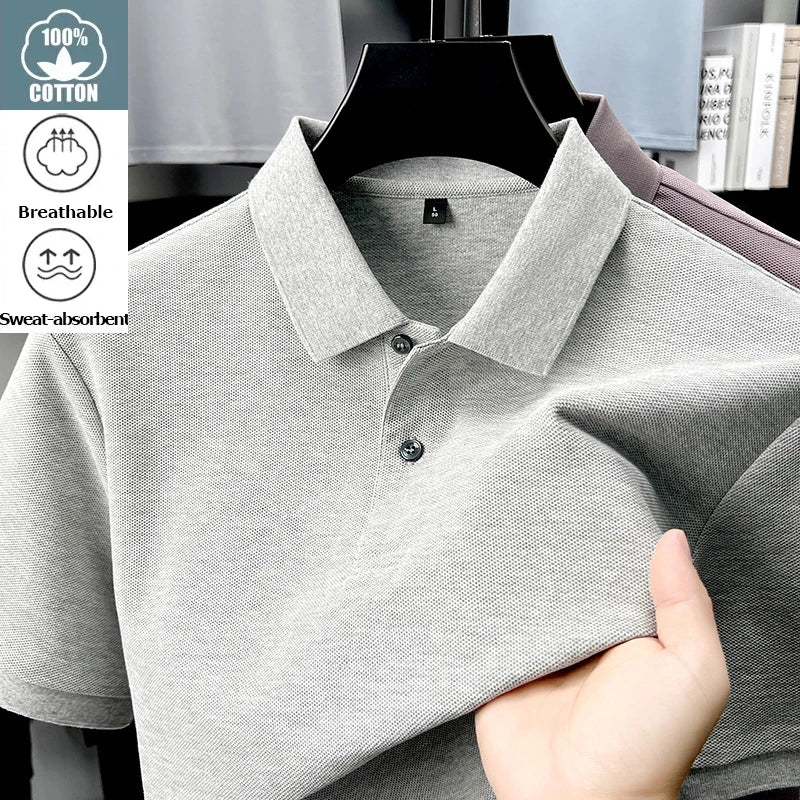 TESSO Breathable Cotton Polo