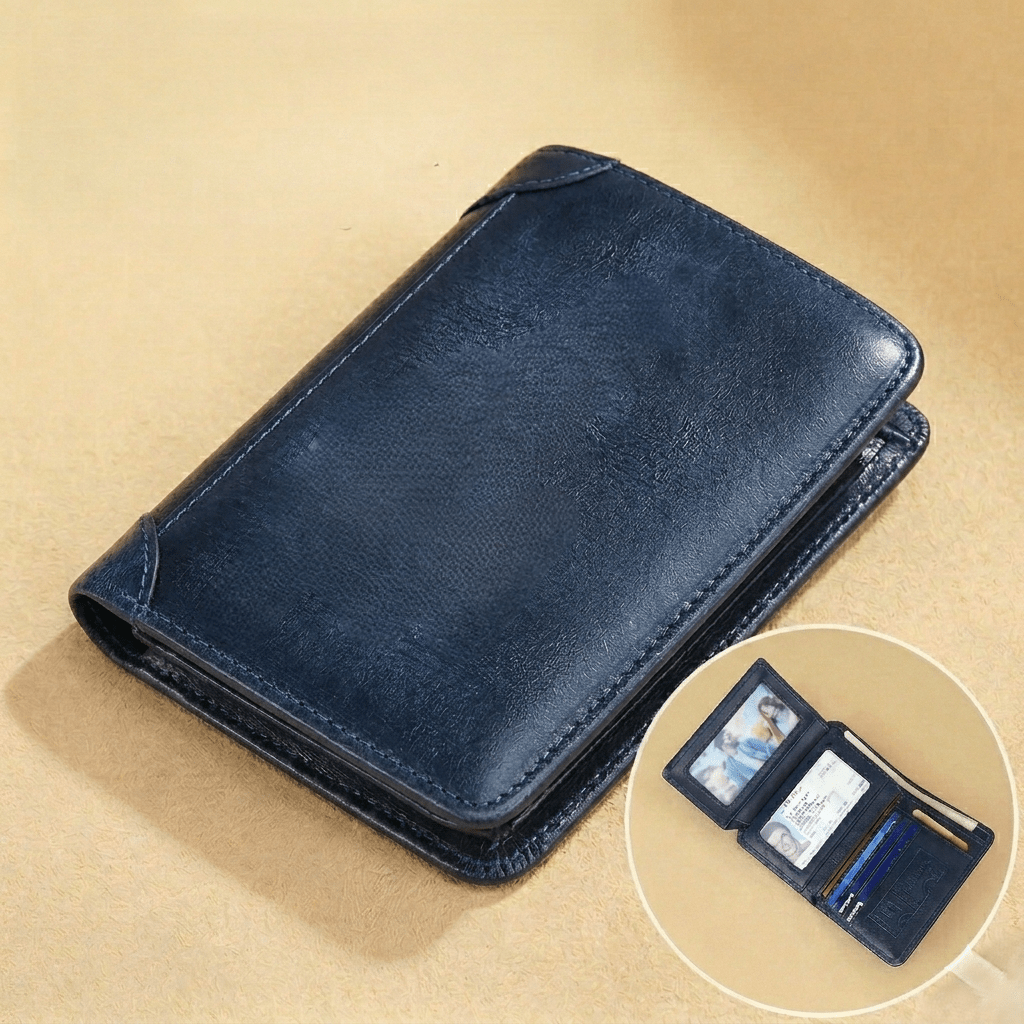 SANZA Leather Wallet & Card Holder