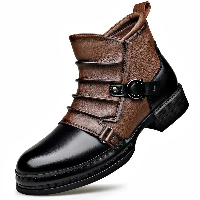 Belgravia Leather Buckle Boot