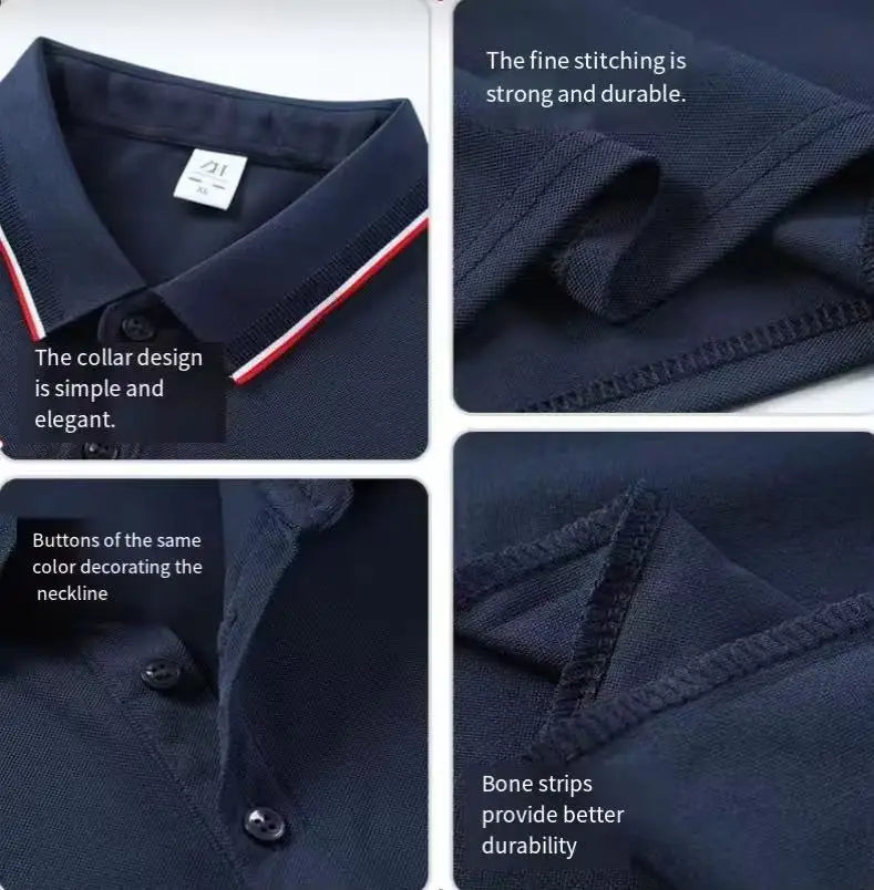GRAHAM Casual Breathable Polo