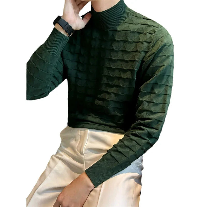 FLOE Wave Pattern Knit Sweatshirt
