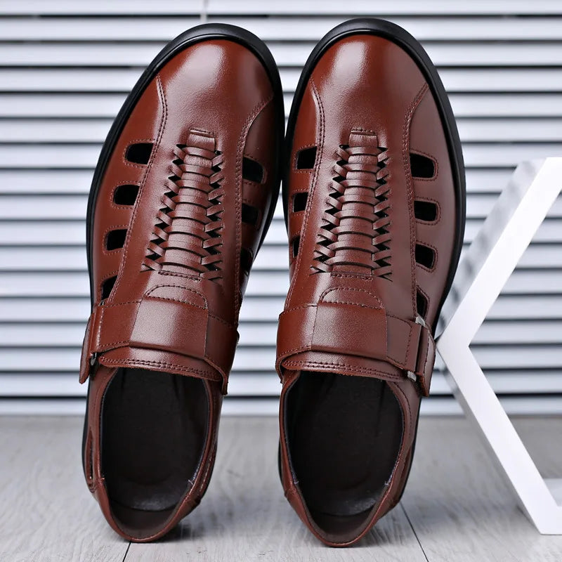 MYLOS Breathable Leather Sandal