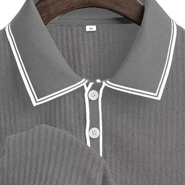 LORENT Casual Knit Polo