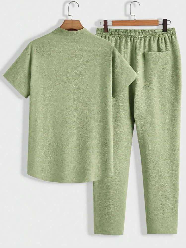 KOS Premium Melange Knit Summer Set