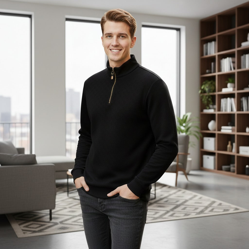 BENZA Premium Quarter-zip Sweatshirts