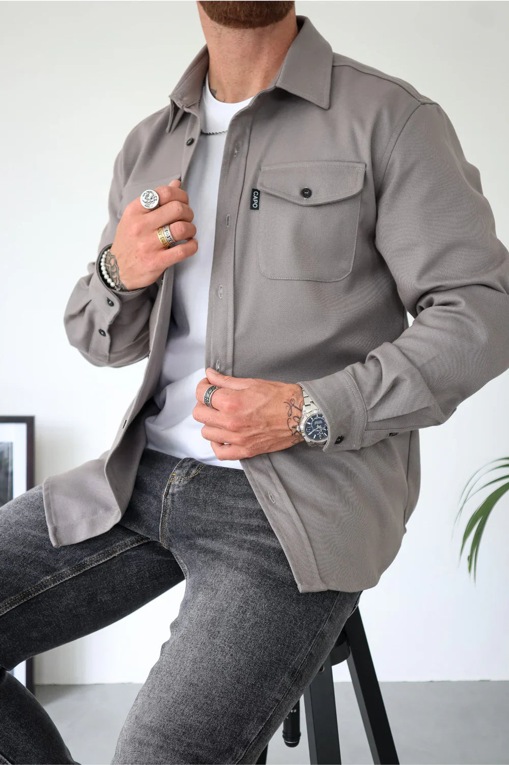 Eunoia Supreme Casual Over-Shirt