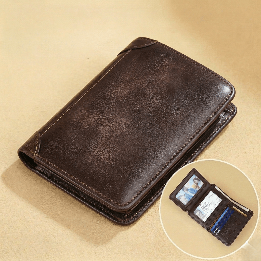 SANZA Leather Wallet & Card Holder