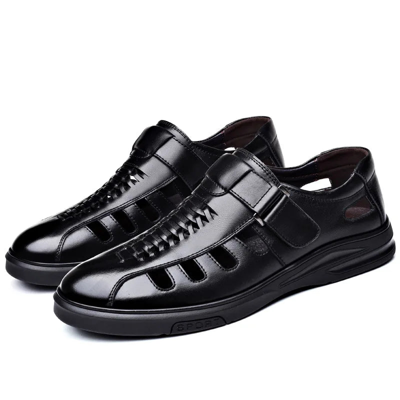 MYLOS Breathable Leather Sandal