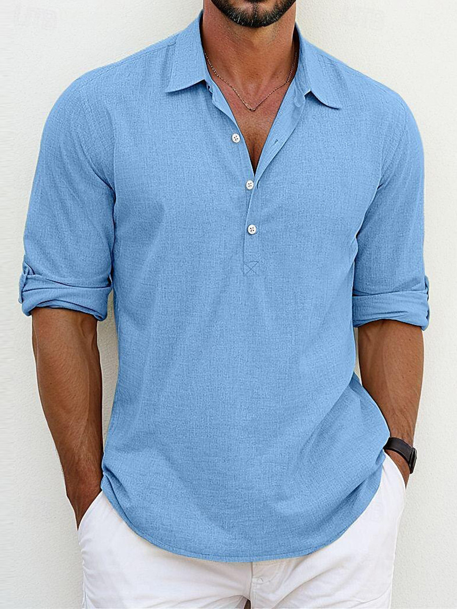 Preston™ Classic Cotton & Linen Shirt