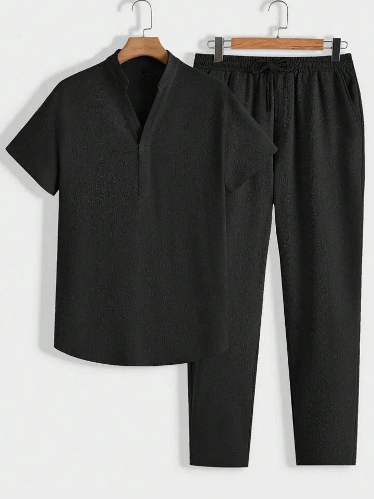 KOS Premium Melange Knit Summer Set