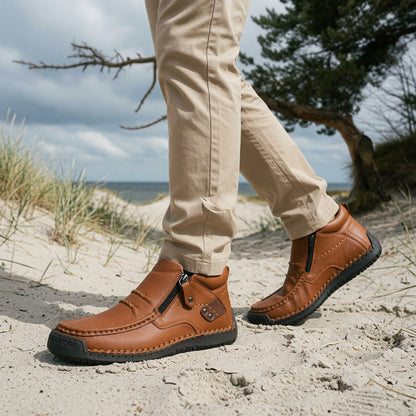 DILLEN Leather Slip-On Orthopedic Shoe