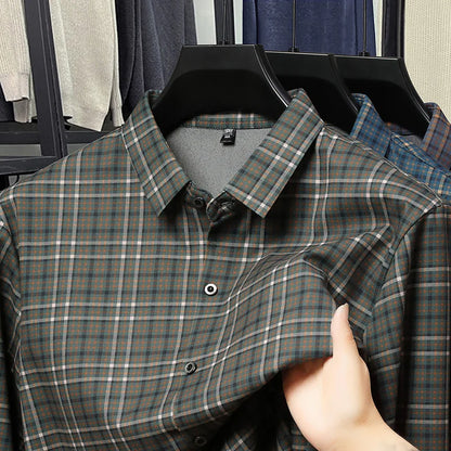 Nexford Plaid Long Sleeve Shirt