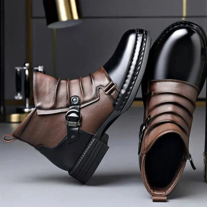 Belgravia Leather Buckle Boot