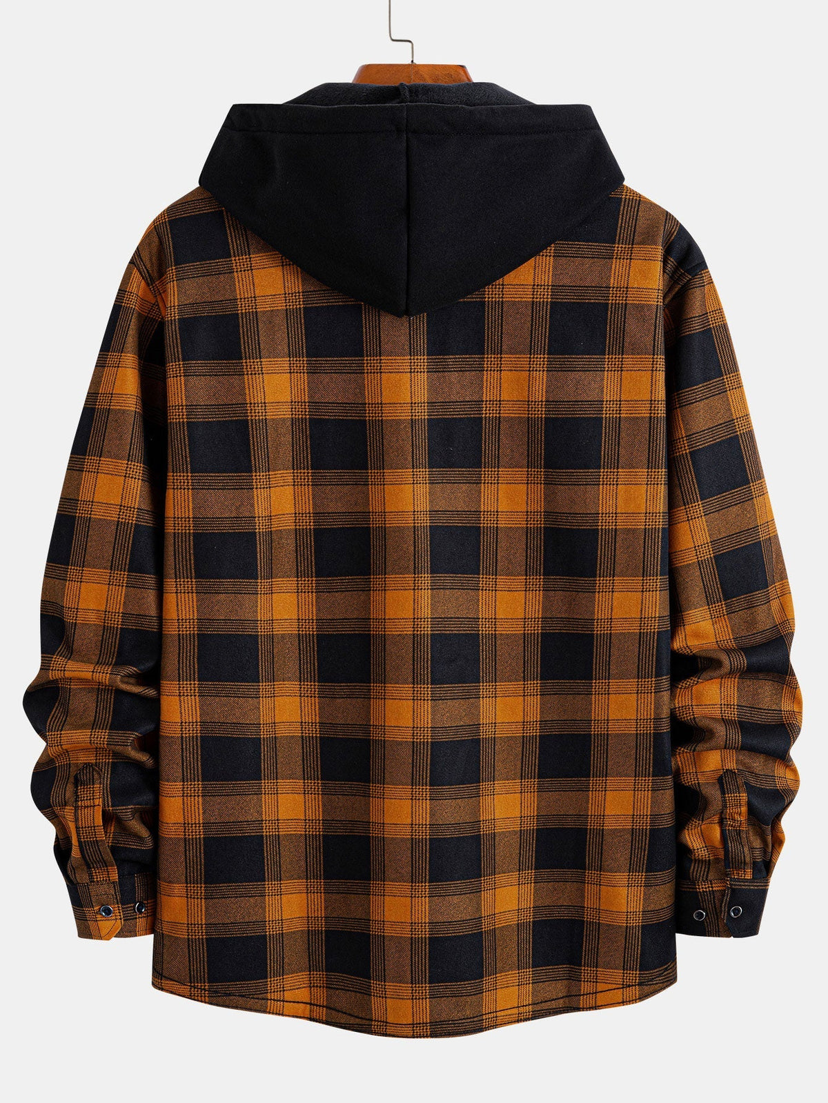 Arvento Cozy Hooded Flannel Shirt