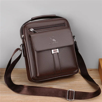 NORDVIK Waterproof PU Leather Crossbody Bag