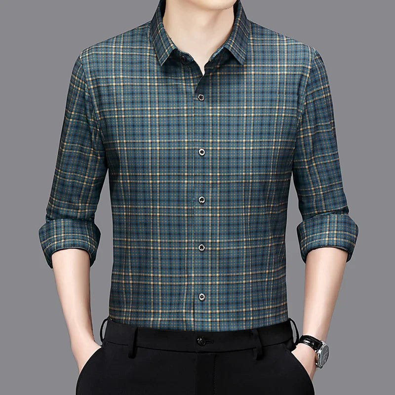 Nexford Plaid Long Sleeve Shirt