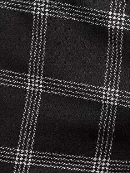 TOTA Men Slim-fit Plaid Trousers