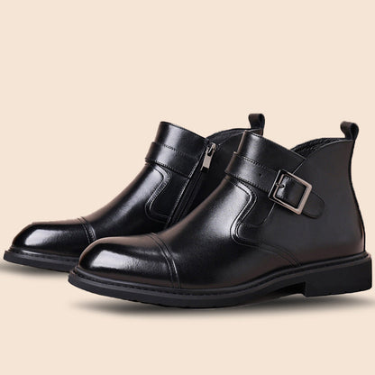 ANTON Leather Ankle Boots