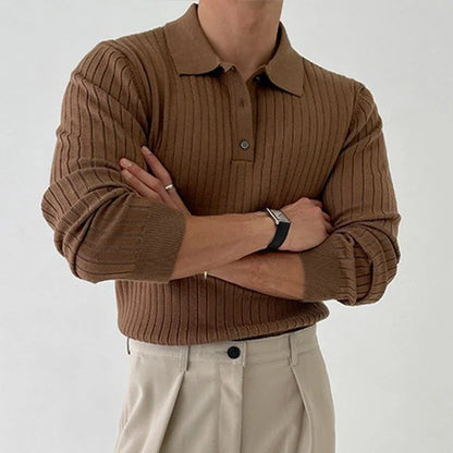 CARLO Premium Ribbed Knit Shirt