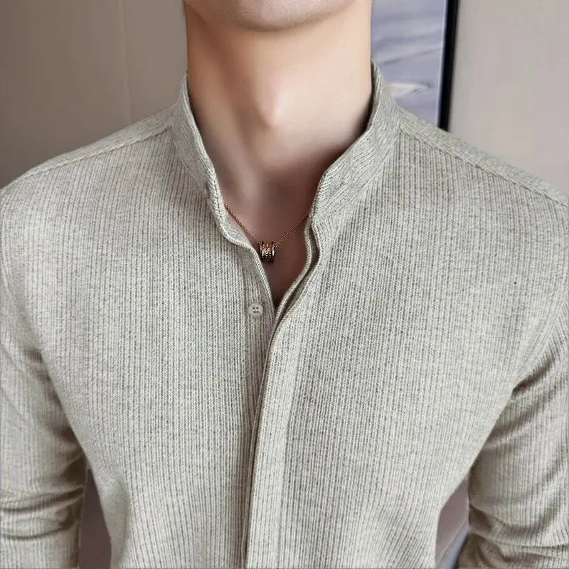 WINDHAM Premium Mandarin Collar Shirt