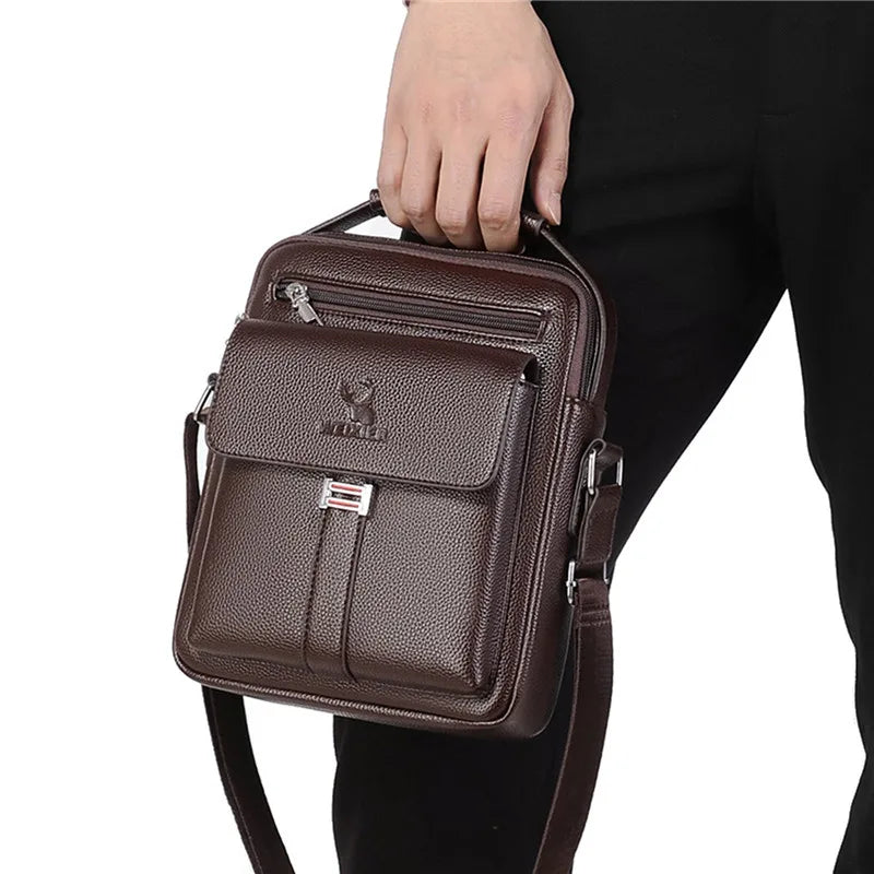NORDVIK Waterproof PU Leather Crossbody Bag