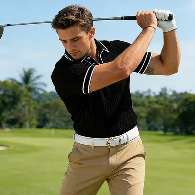 LORENT Casual Knit Polo
