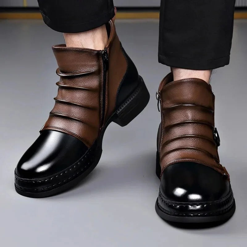 Belgravia Leather Buckle Boot