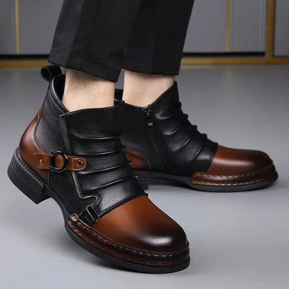 Belgravia Leather Buckle Boot
