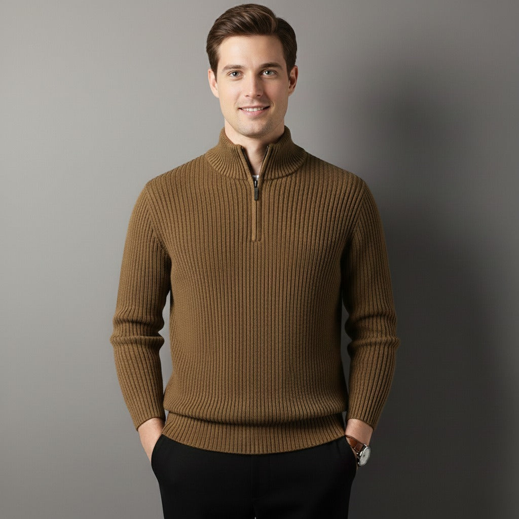 Arden Executive Quarter Zip Sweater
