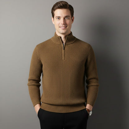 Arden Executive Quarter Zip Sweater