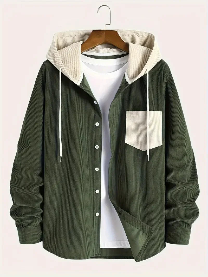 Dominus Corduroy Hooded Jacket