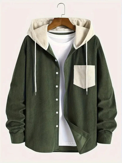 Dominus Corduroy Hooded Jacket