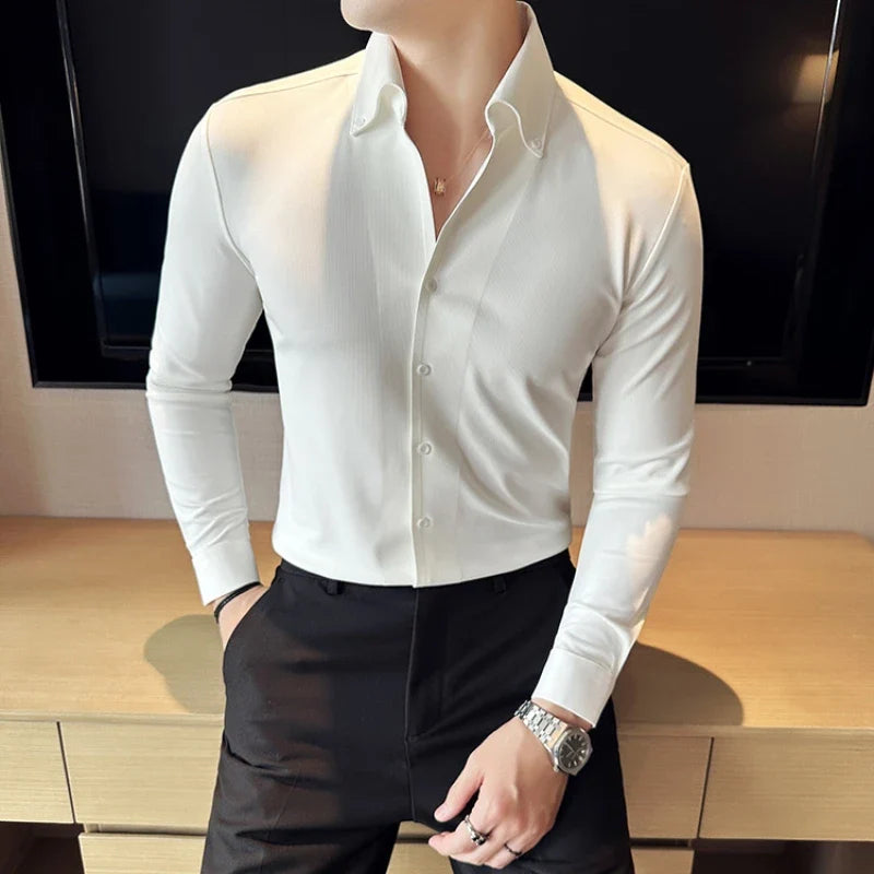 GRANDE Premium Deep-V Lapel Executive Shirt