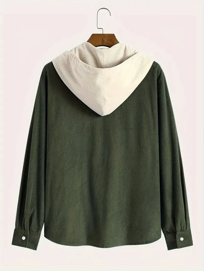 Dominus Corduroy Hooded Jacket