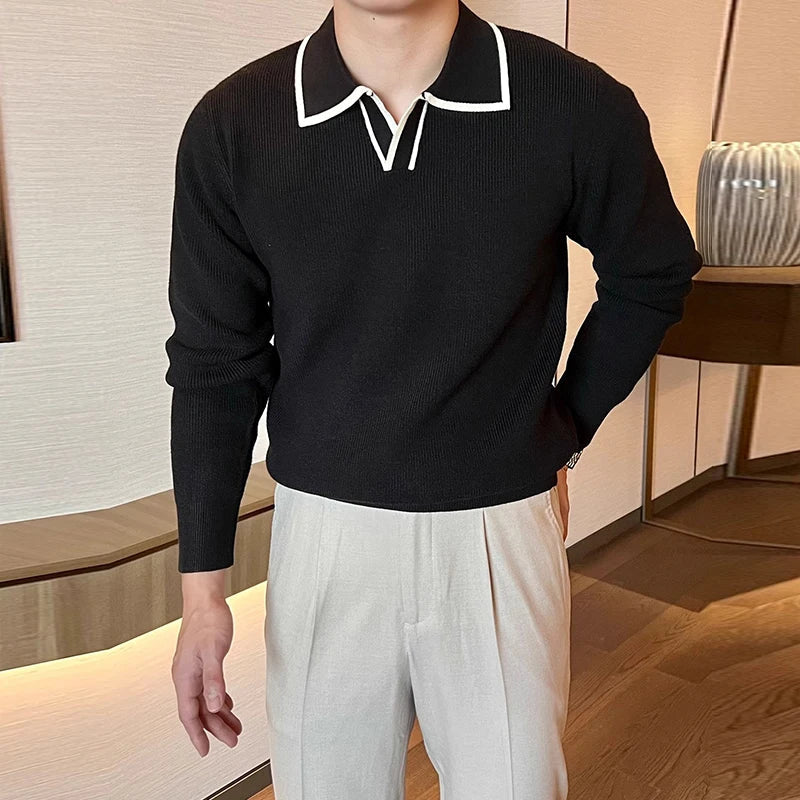 DERRIK Vertical Rib Knit Shirt