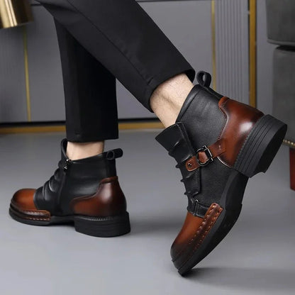 Belgravia Leather Buckle Boot