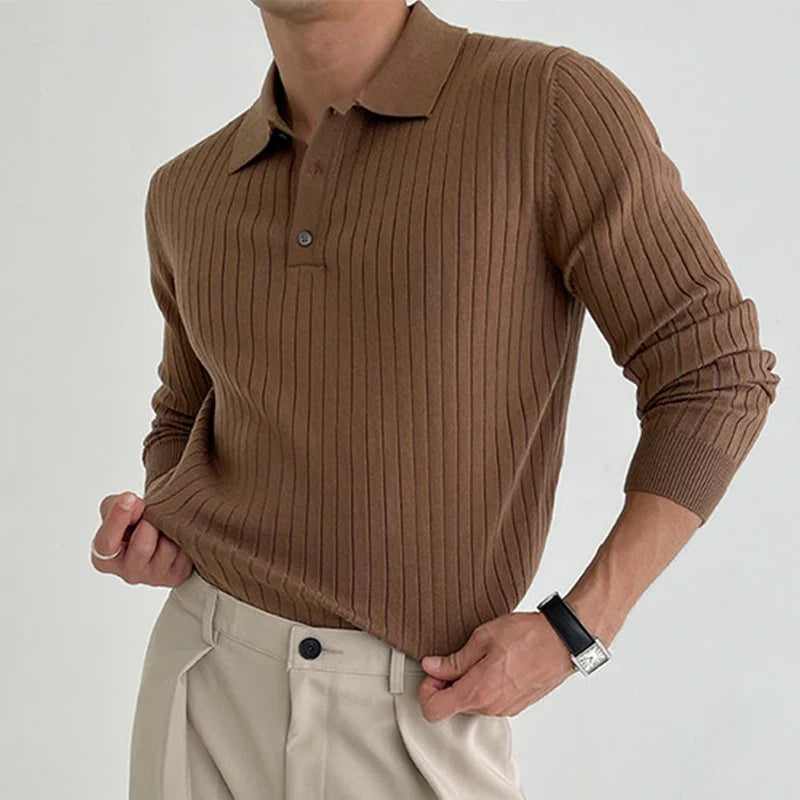 CARLO Premium Ribbed Knit Shirt