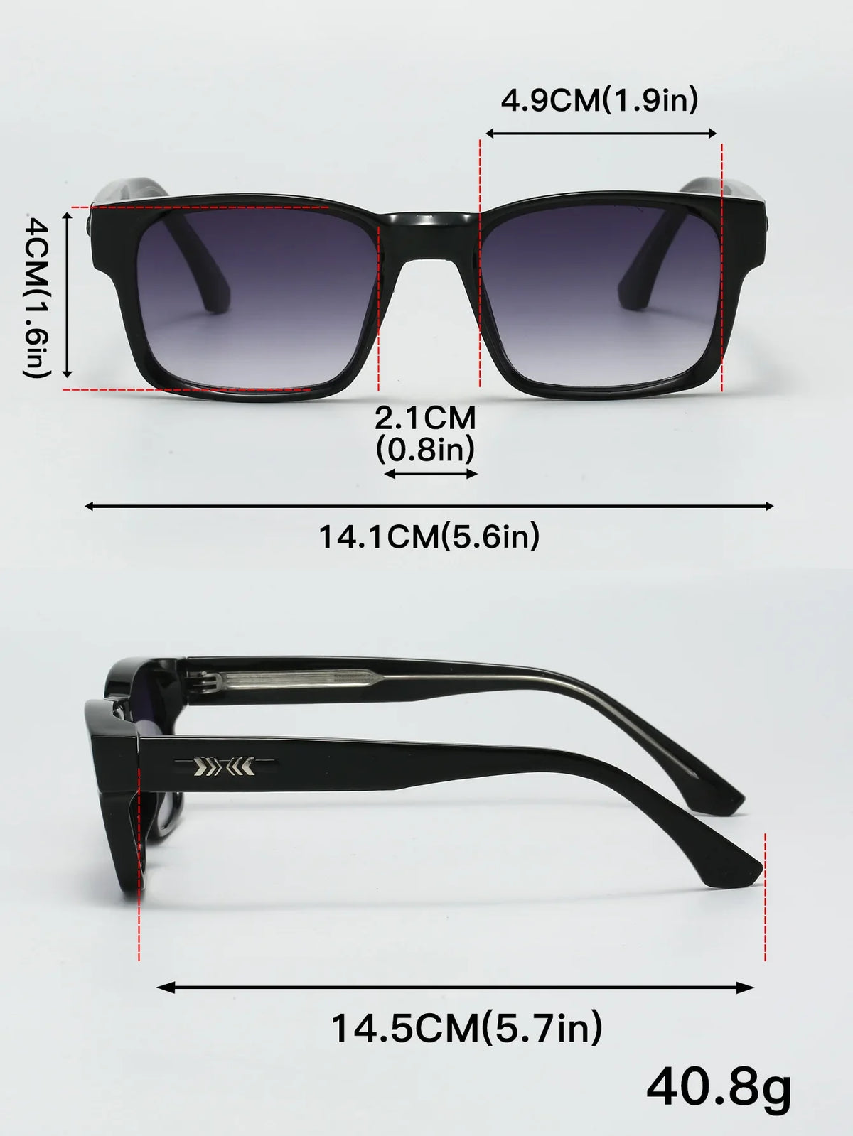 VISO Ultra-Light UV400 Transparent Sunglasses