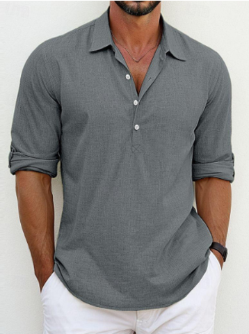 Preston™ Classic Cotton & Linen Shirt