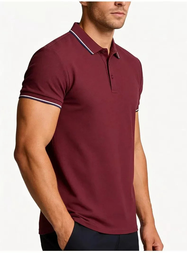 GRAHAM Casual Breathable Polo