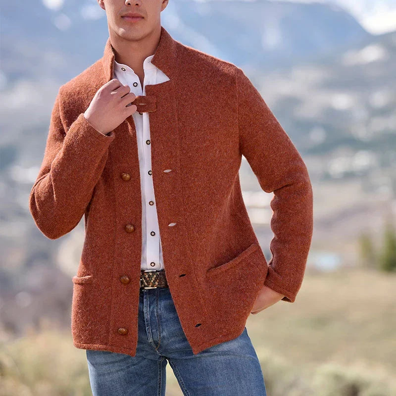DREX Stand up Collar Cardigan