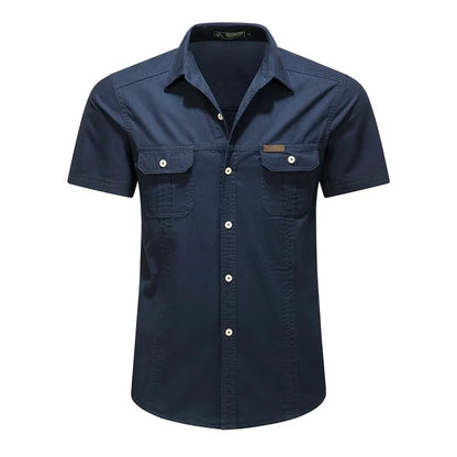 ANXON Double Pocket Polo Shirt