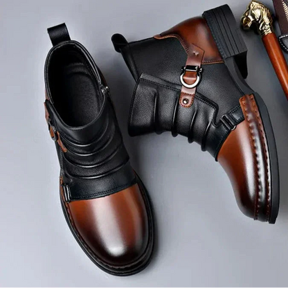 Belgravia Leather Buckle Boot