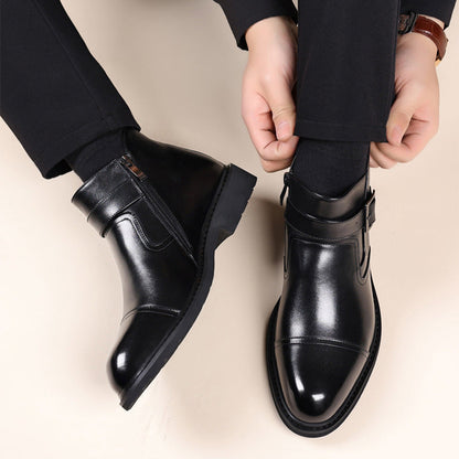 ANTON Leather Ankle Boots