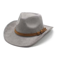 Gray suede